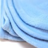 100%polyester blue color polar fleece blanket