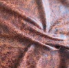 100% polyester bronzed suede