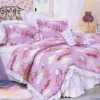 100% polyester brushed andlovely printed bedding sets 3pcs/4pcs