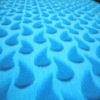 100% polyester brushed water drop velboa fabric