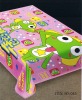 100%polyester cartoon design coral blanket for children