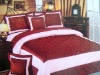 100% polyester chameleon bedding set,comforter set