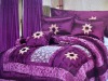 100% polyester chameleon bedding set,comforter set