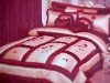 100% polyester chameleon bedding set,comforter set