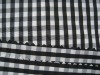 100% polyester check half imitate memory fabric