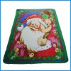 100% polyester christmats printing polar fleece blanket