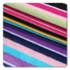 100% polyester colour striped  imitation cotton velvet