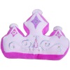 100% polyester crown shaped cushion