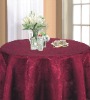 100%polyester decorative table cloth