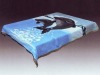 100% polyester dolphin pattern blanket