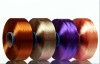 100% polyester dope dyed yarn ,polyester fdy , polyester trilobal bright yarn