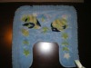 100%polyester duck pattern single-pad series bath mat set & rug