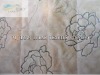 100%polyester embossed velboa