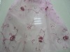 100% polyester embroidered curtain fabric(tape embroidery)