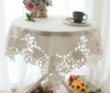 100% polyester embroidered tablecloth