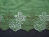 100% polyester  embroidered voile fabric curtain