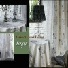 100%polyester embroidery curtain