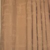 100% polyester embroidery imitation faux linen fabric for curtain