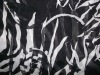 100% polyester embroidery printed red fabric