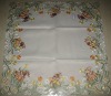 100% polyester embroidery tablecloth
