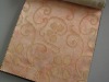 100%polyester  fabric with flocking for curtain use flocking curtain fabric
