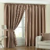 100% polyester faux silk lining curtain, slub fabric