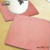 100% polyester flannel pink disposable restaurant table placemats