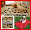 100% polyester fleece dog blanket