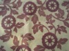 100% polyester flock on flock sofa fabric