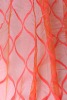 100%polyester flocked voile curtain fabric