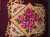 100%polyester flower design fleece blanket
