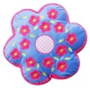 100% polyester flower shaped cushion