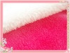 100%polyester fluffy white fabric textiles for baby blanket