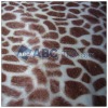 100% polyester giraffe print fabric