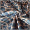 100% polyester giraffe print velboa/velour fabric