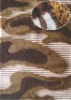 100% polyester hand woven stripe carpet/hand tufted carpet