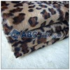 100% polyester hot sell leopard print faux fur fabric