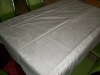 100% polyester hotel table cloth(white jacquard)