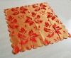 100% polyester hotel/wedding square/round bright color table napkin