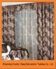 100%polyester jacquard blackout window curtain