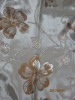 100% polyester jacquard satin window curtain fabric