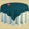 100%polyester jacquard square table cloth