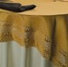 100% polyester jacquard table cloth