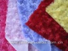 100% polyester knitted plush, artificial fur fabric