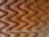 100% polyester knitted plush, artificial fur fabric