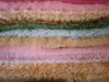 100% polyester knitted plush toy fabric