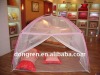 100% polyester large fold mosquito net for adult /mongolia