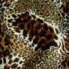 100% polyester leopard design Printed Fabric