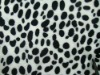 100% polyester leopard grain dot printing coral fleece blanket