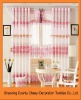 100%polyester living room curtains